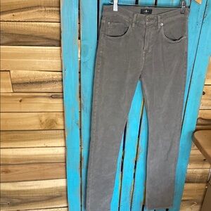 7 For All Mankind Gray Slimmy Slim Fit Pants size 29x34 stretchy
